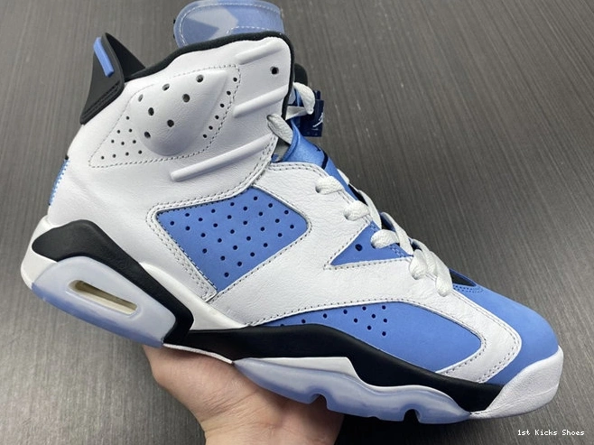 1st Kicks Shoes 6 CT8529- Jordan White Retro AllSeason 4033 UNC 1028